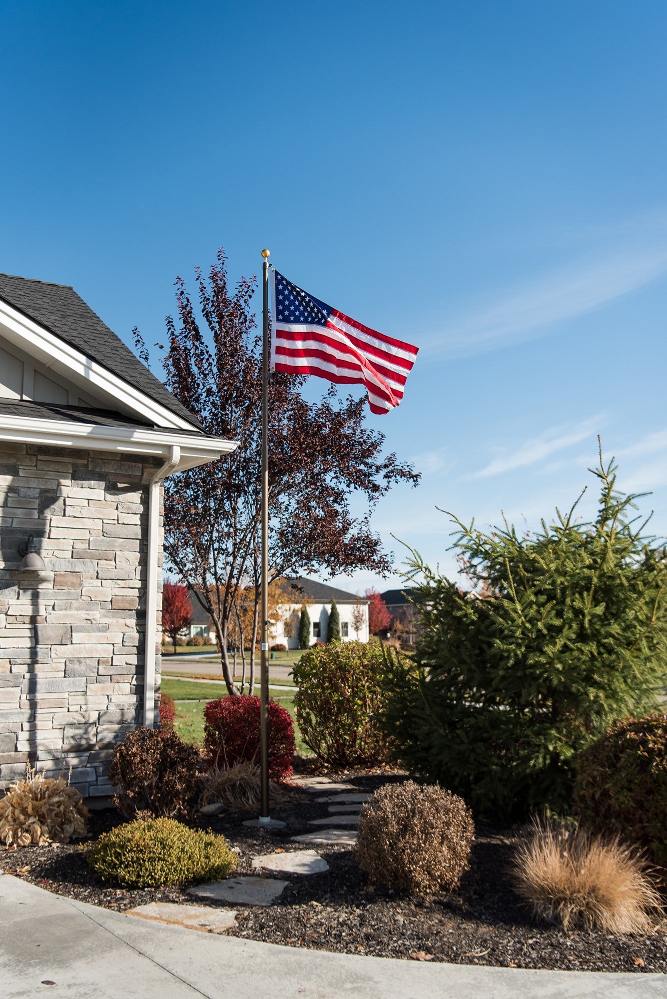 15 ft Titan Telescoping Flagpole Kit — American Made