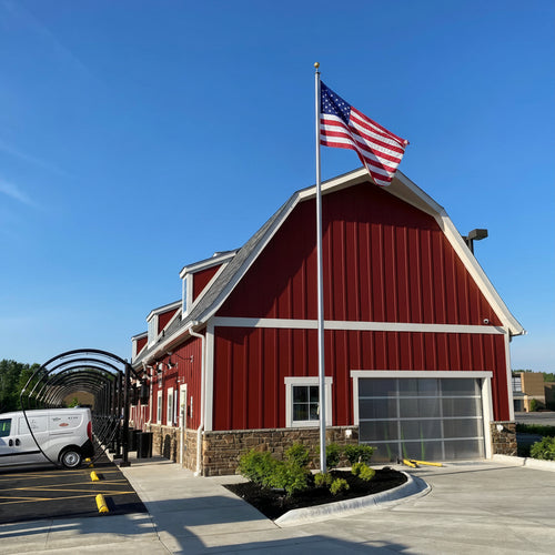 30 ft Commercial Flagpole - Aluminum
