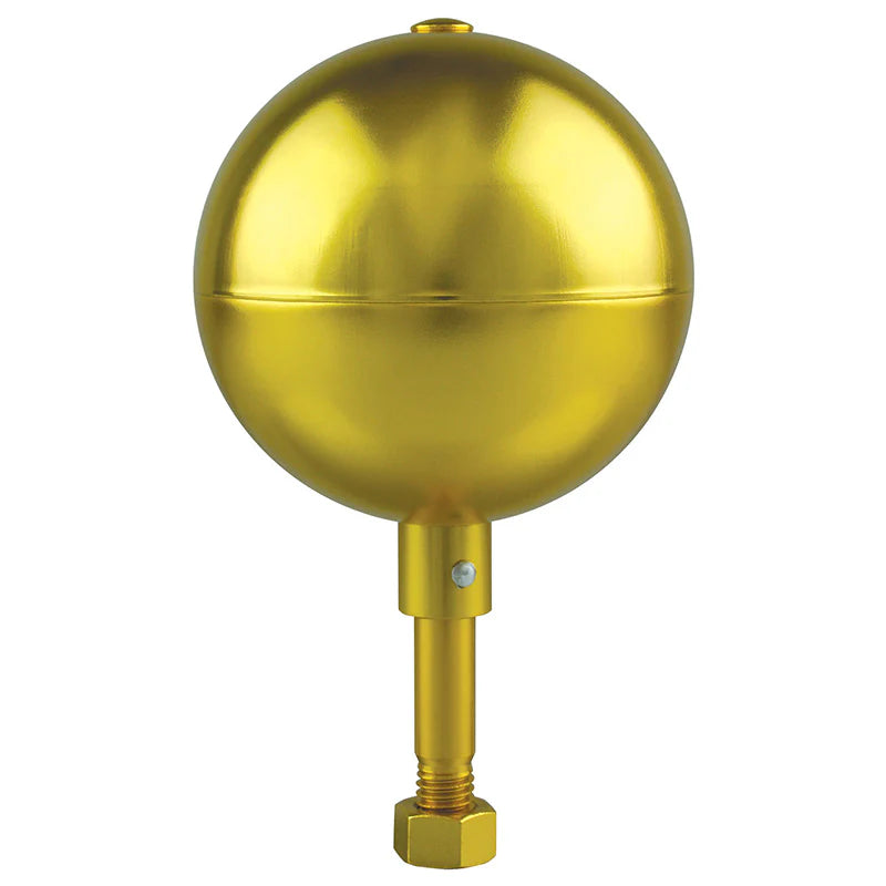 Gold Ball Flagpole Ornament