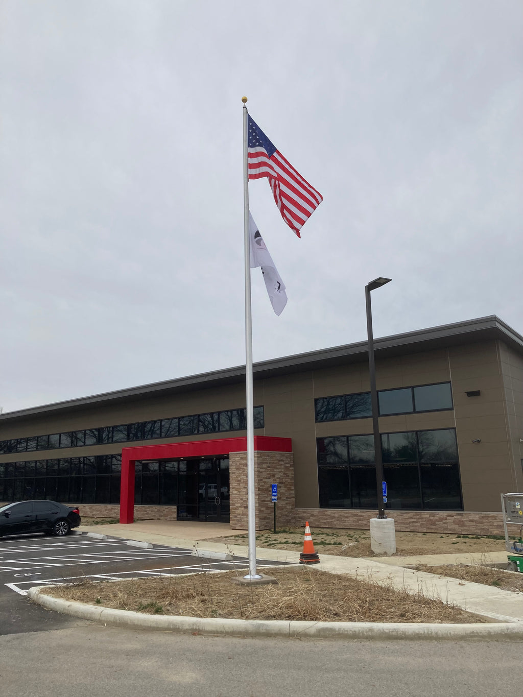 45' Standard Aluminum Commercial Flagpole