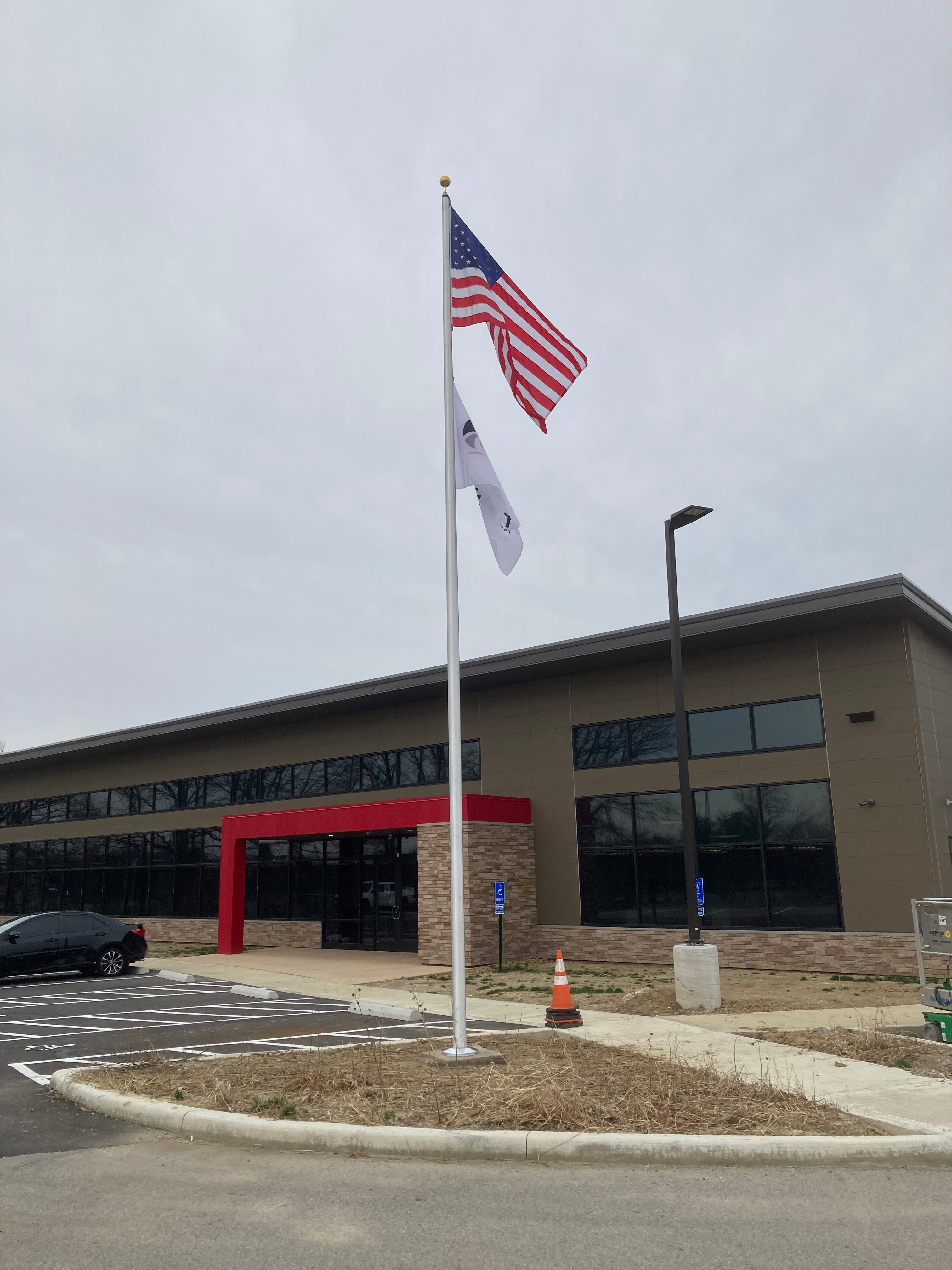 45' Standard Aluminum Commercial Flagpole