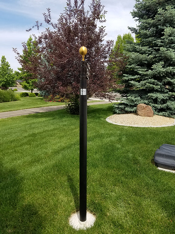 25 ft Titan Telescoping Flagpole Kit — American Made