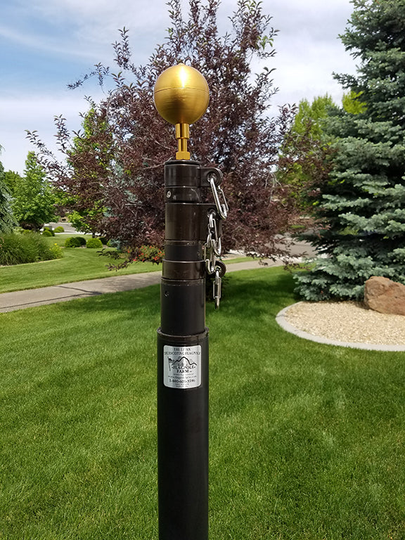 20 ft Titan Telescoping Flagpole Kit — American Made