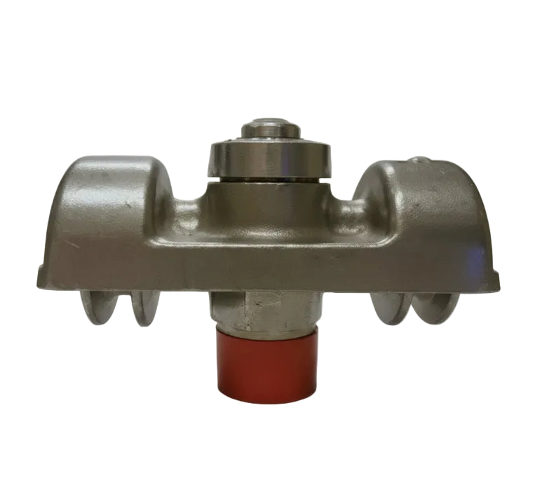 Double Pulley Revolving Flagpole Truck