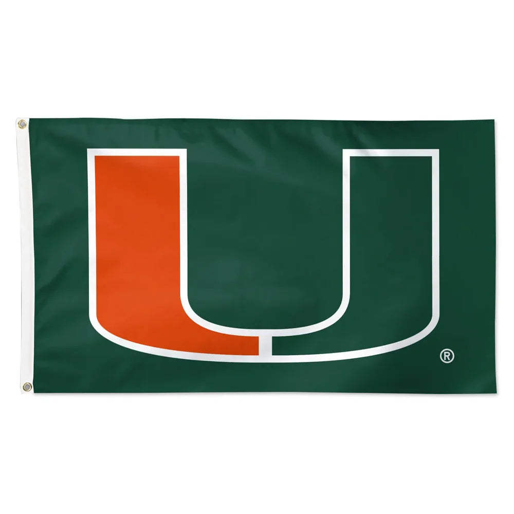 3’x5’ NCAA Miami Hurricanes Flag
