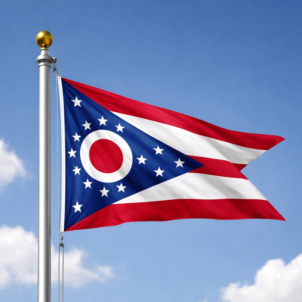 State of Ohio Flag - Nylon