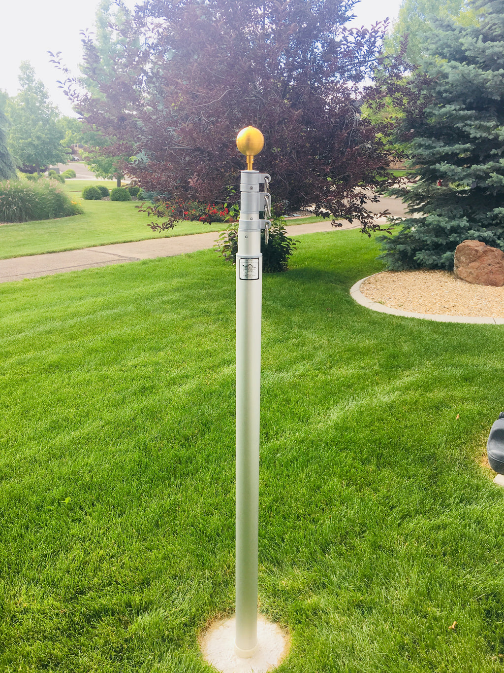 25 ft Titan Telescoping Flagpole Kit — American Made