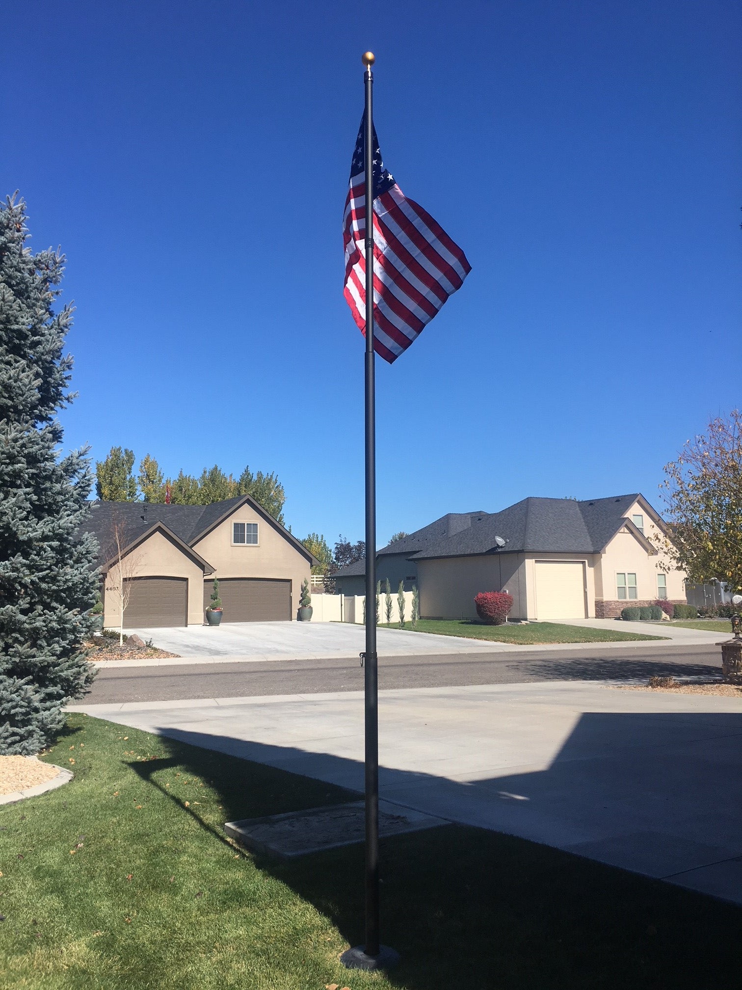 15 ft Titan Telescoping Flagpole Kit — American Made