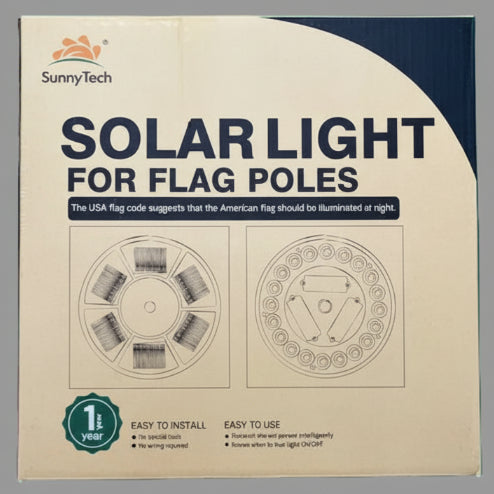 Flagpole Solar Light